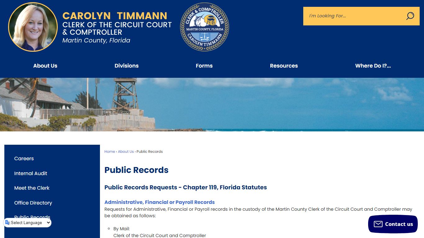 Public Records | Martin County Clerk